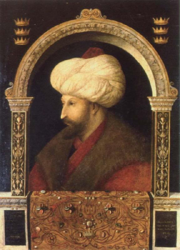Gentile Bellini the sultan mehmet ll oil painting image